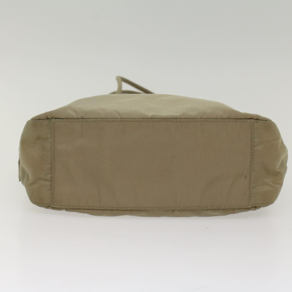 PRADA Shoulder Bag Nylon Gray Auth ar10035B