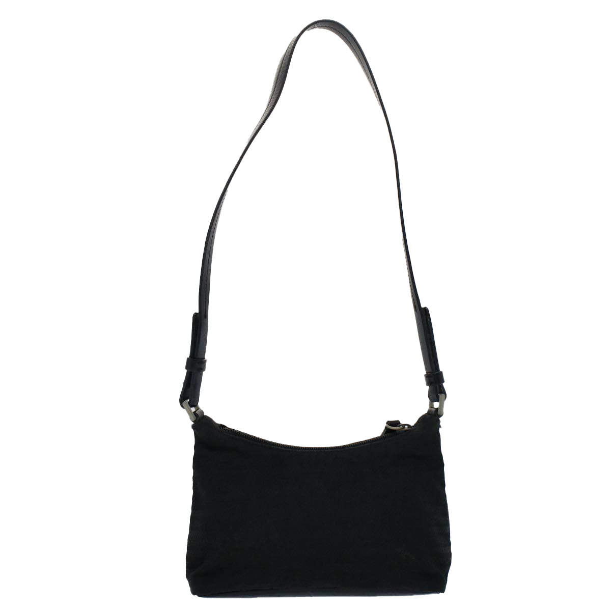 PRADA Shoulder Bag Nylon Black Auth ar10070 - 0