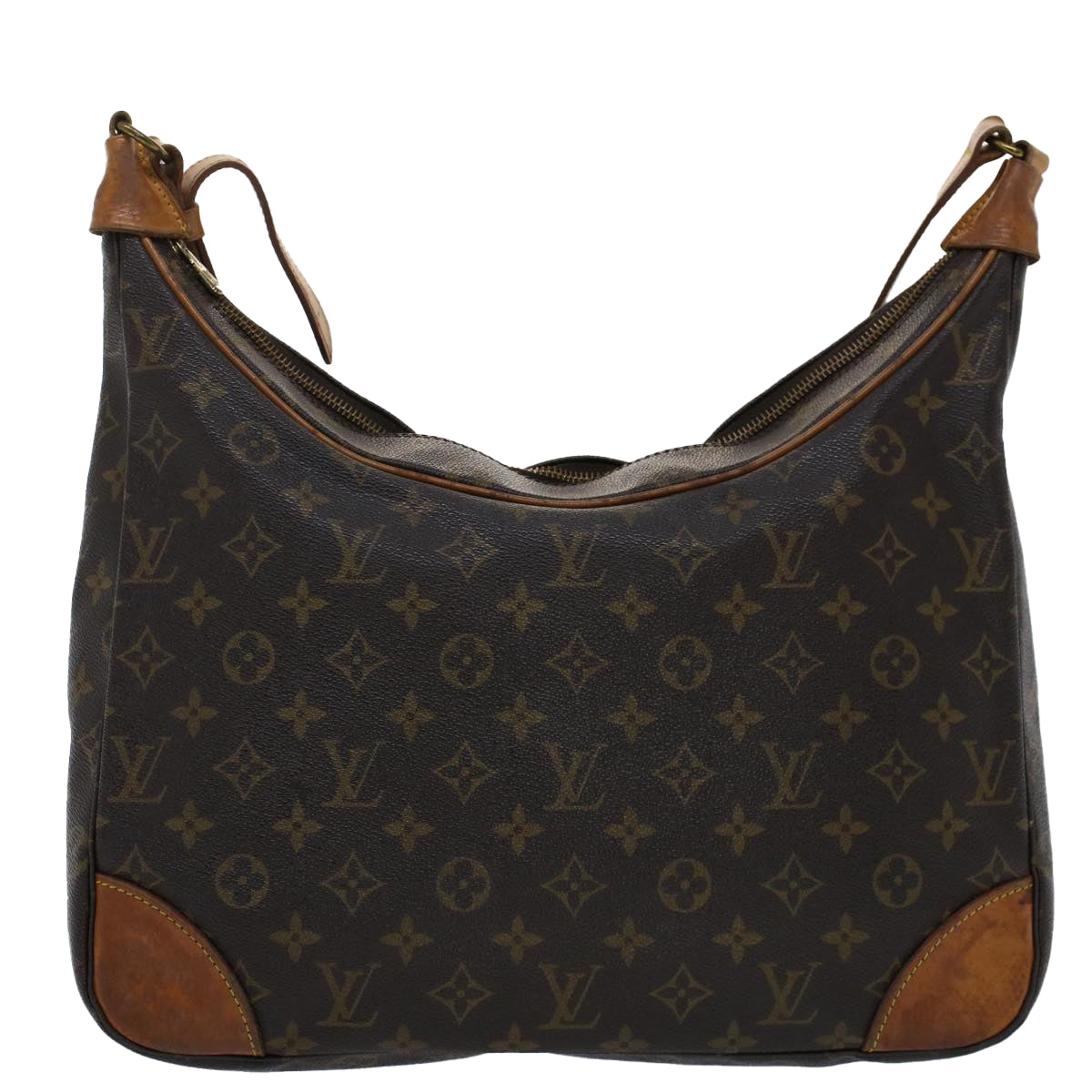 LOUIS VUITTON Monogram Boulogne 35 Shoulder Bag M51260 LV Auth ar10074