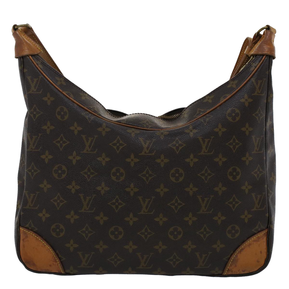 LOUIS VUITTON Monogram Boulogne 35 Shoulder Bag M51260 LV Auth ar10074