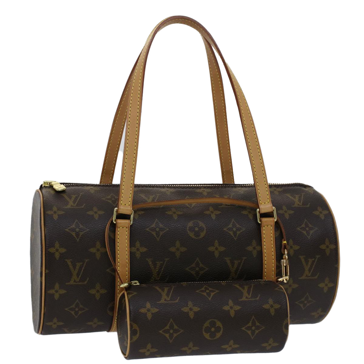 LOUIS VUITTON Monogram Papillon 30 Hand Bag M51385 LV Auth ar10082