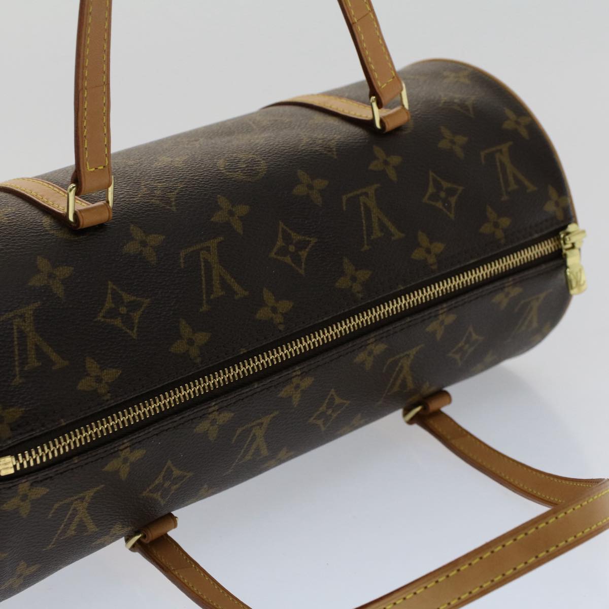 LOUIS VUITTON Monogram Papillon 30 Hand Bag M51385 LV Auth ar10082