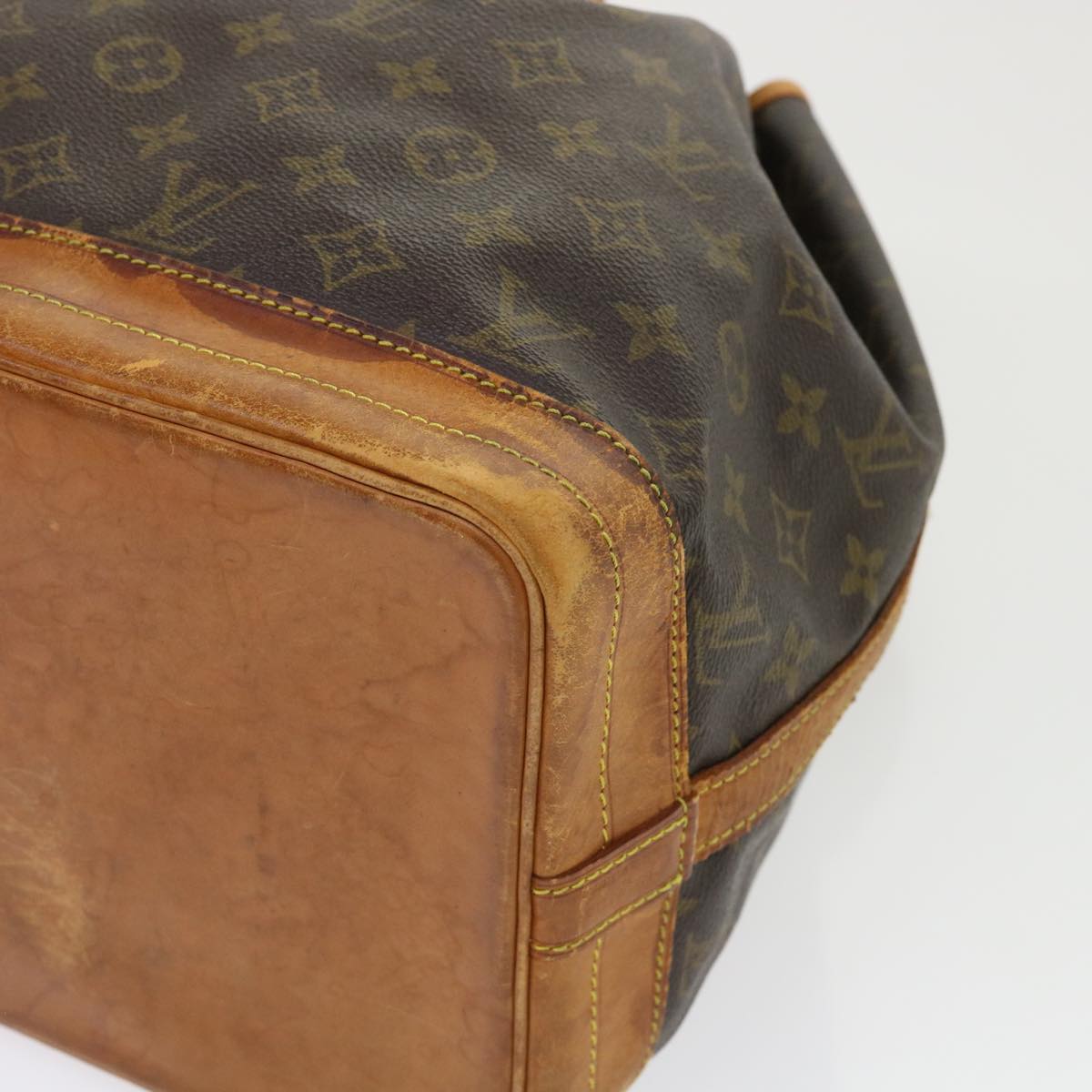 LOUIS VUITTON Monogram Noe Shoulder Bag M42224 LV Auth ar10086