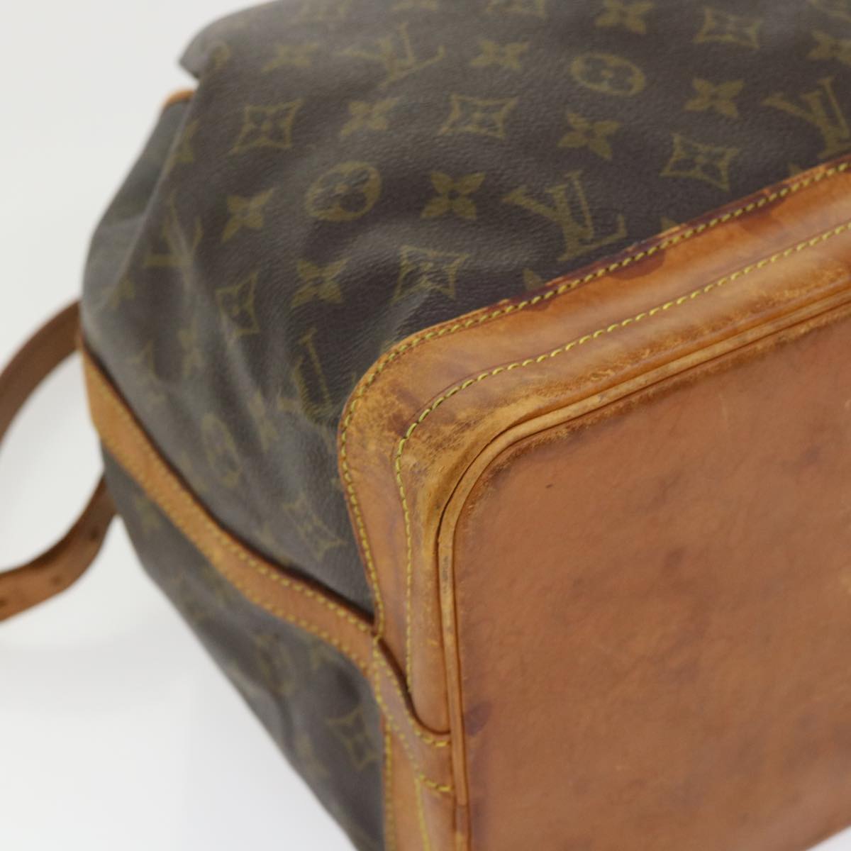 LOUIS VUITTON Monogram Noe Shoulder Bag M42224 LV Auth ar10086