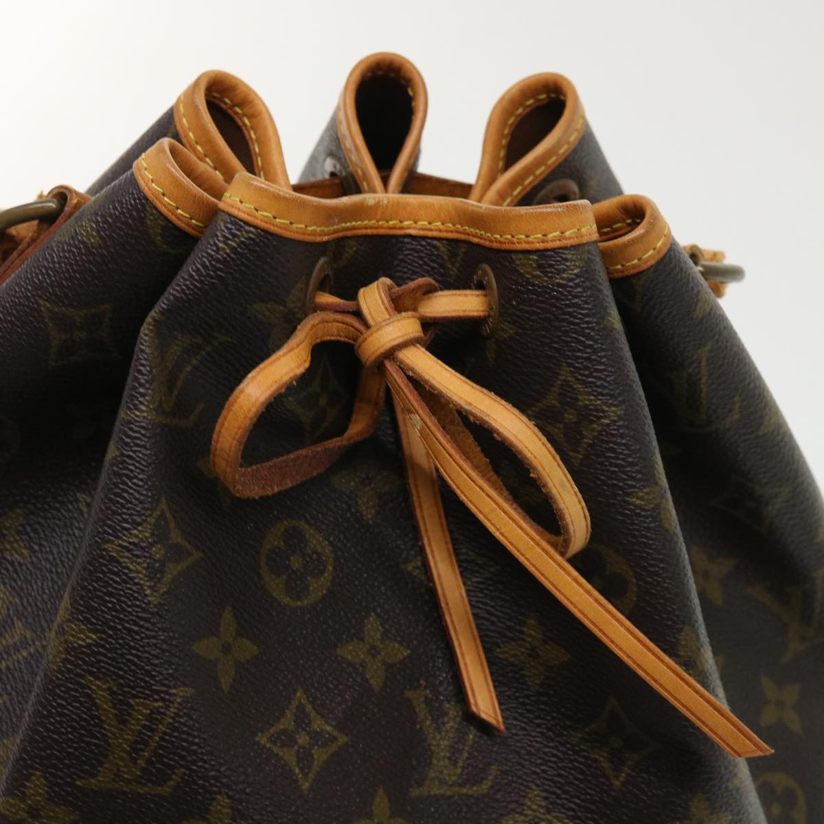 LOUIS VUITTON Monogram Noe Shoulder Bag M42224 LV Auth ar10086