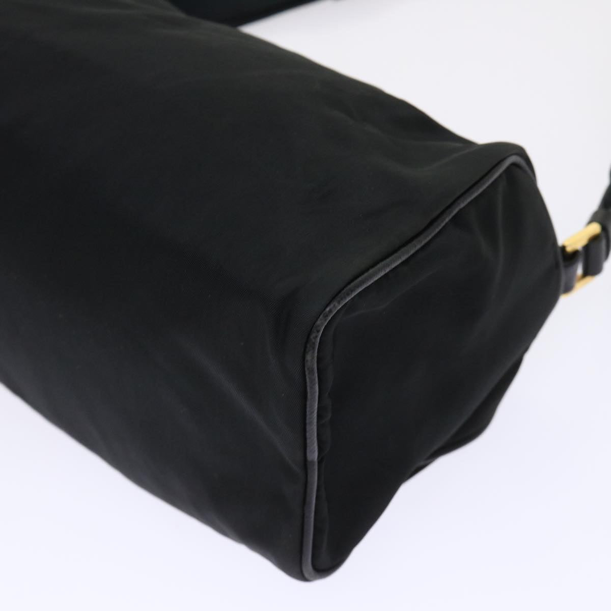 PRADA Shoulder Bag Nylon Black Auth ar10096