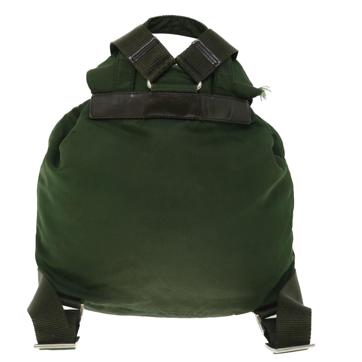 PRADA Backpack Nylon Khaki Auth ar10099 - 0