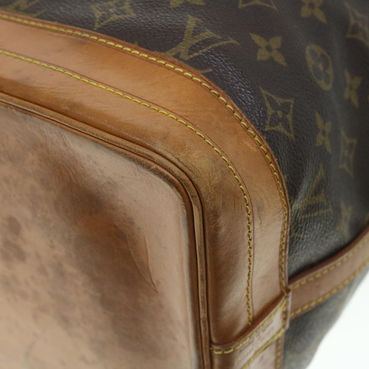 LOUIS VUITTON Monogram Noe Shoulder Bag M42224 LV Auth ar10103