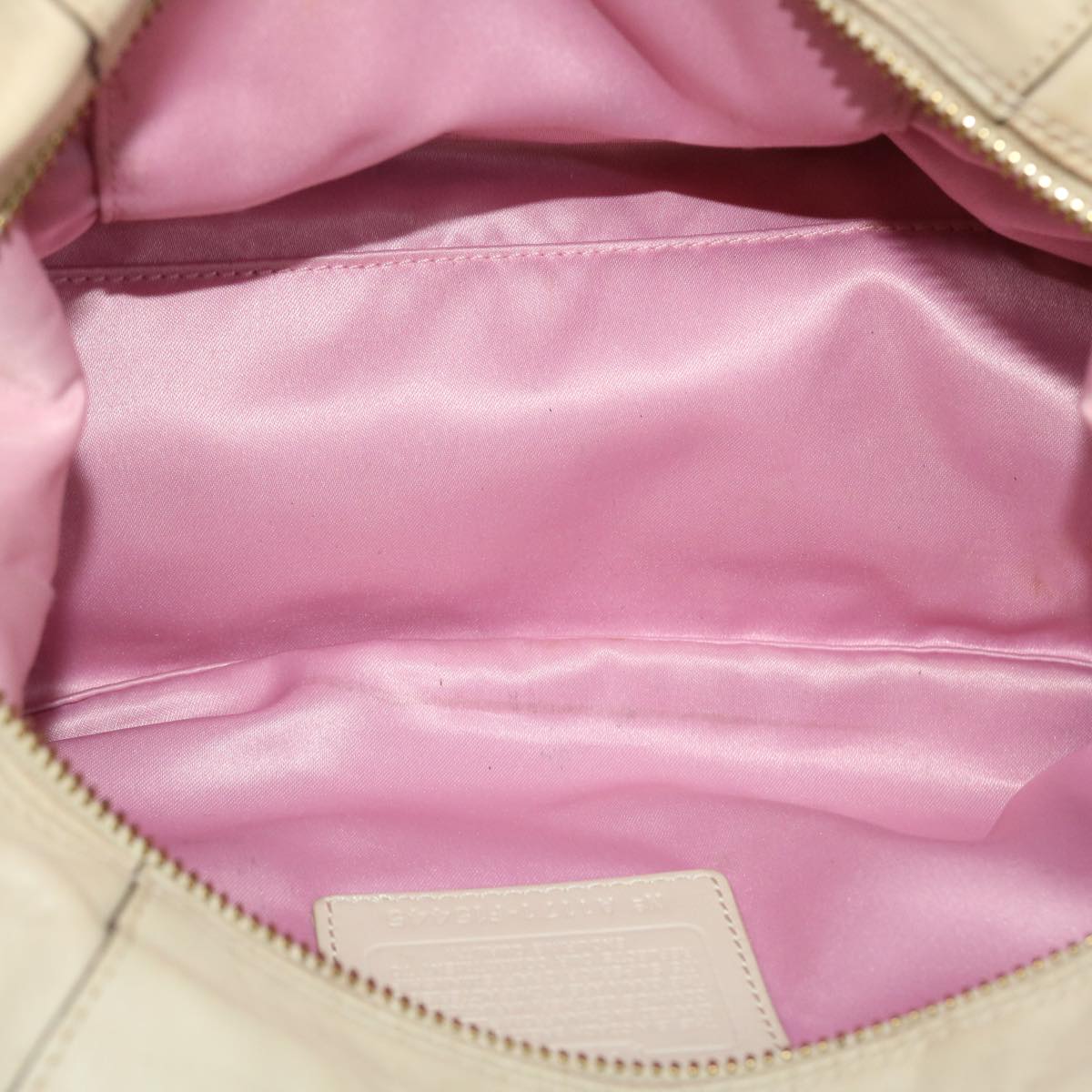 Coach Signature Shoulder Bag Canvas Leather 5Set Beige Brown Auth ar10127