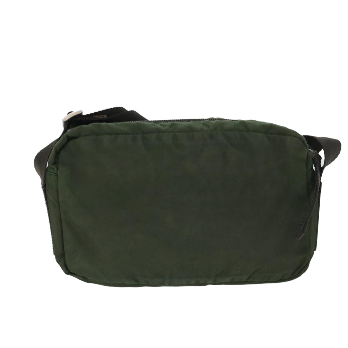 PRADA Shoulder Bag Nylon Khaki Auth ar10135B - 0