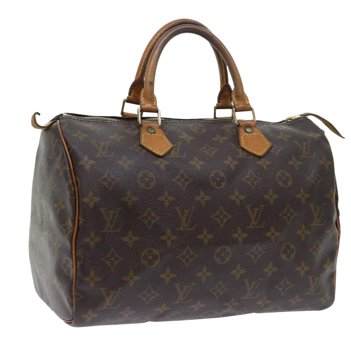 LOUIS VUITTON Monogram Speedy 30 Hand Bag M41526 LV Auth ar10137B