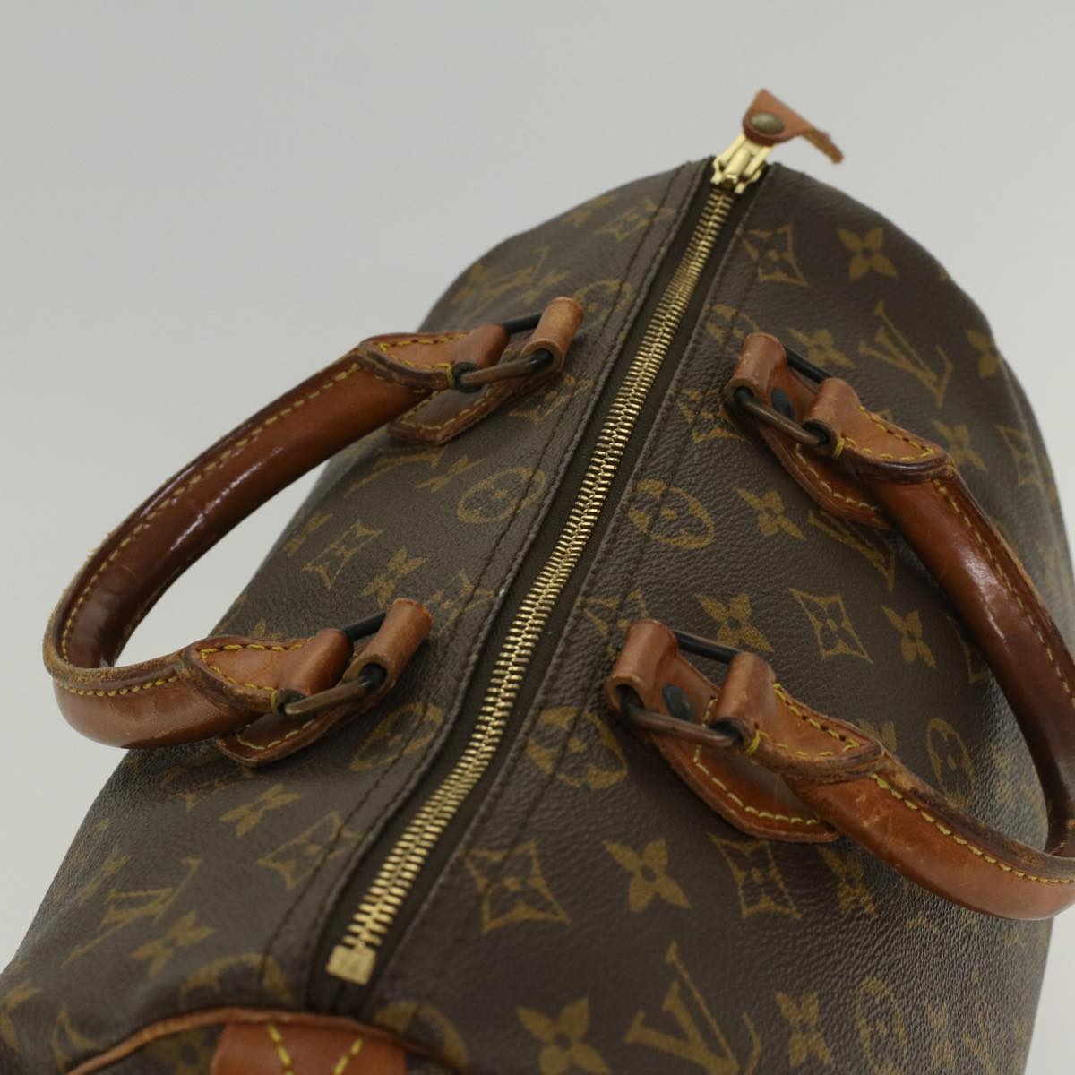 LOUIS VUITTON Monogram Speedy 30 Hand Bag Vintage M41526 LV Auth ar10138B