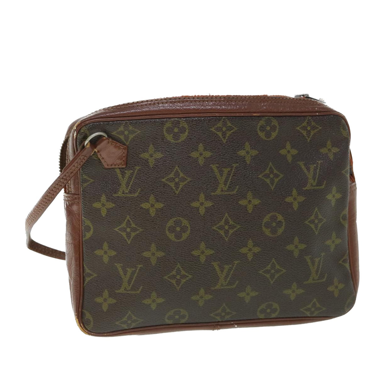 LOUIS VUITTON Monogram Pochette Sports Clutch Bag No.183 LV Auth ar10140B