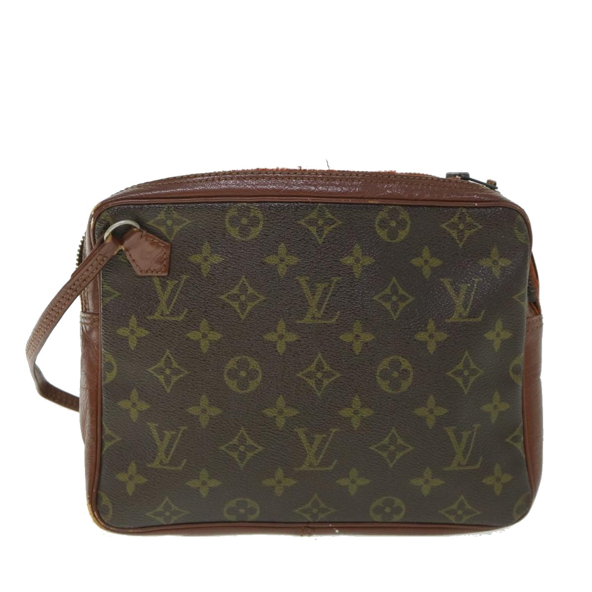 LOUIS VUITTON Monogram Pochette Sports Clutch Bag No.183 LV Auth ar10140B