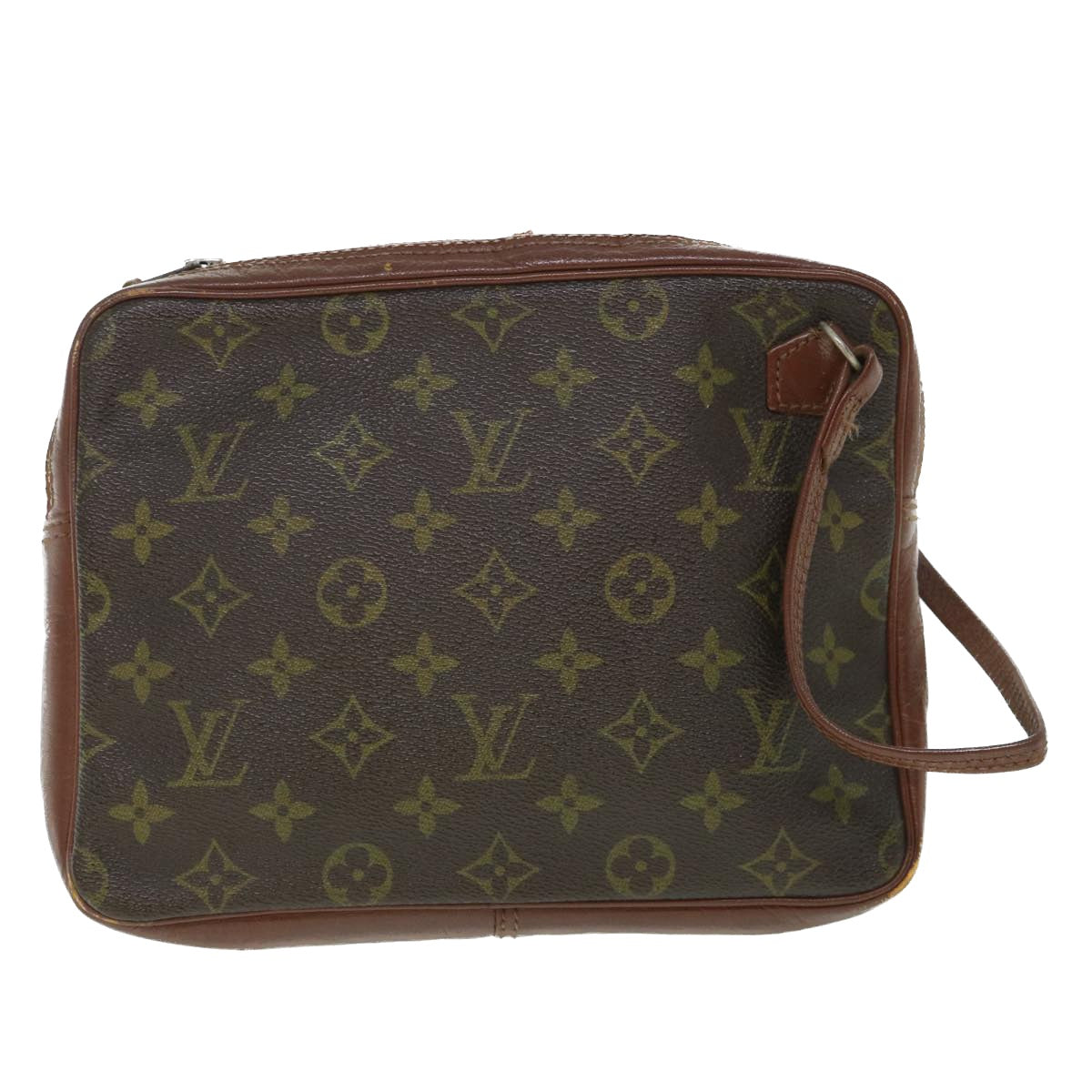 LOUIS VUITTON Monogram Pochette Sports Clutch Bag No.183 LV Auth ar10140B - 0