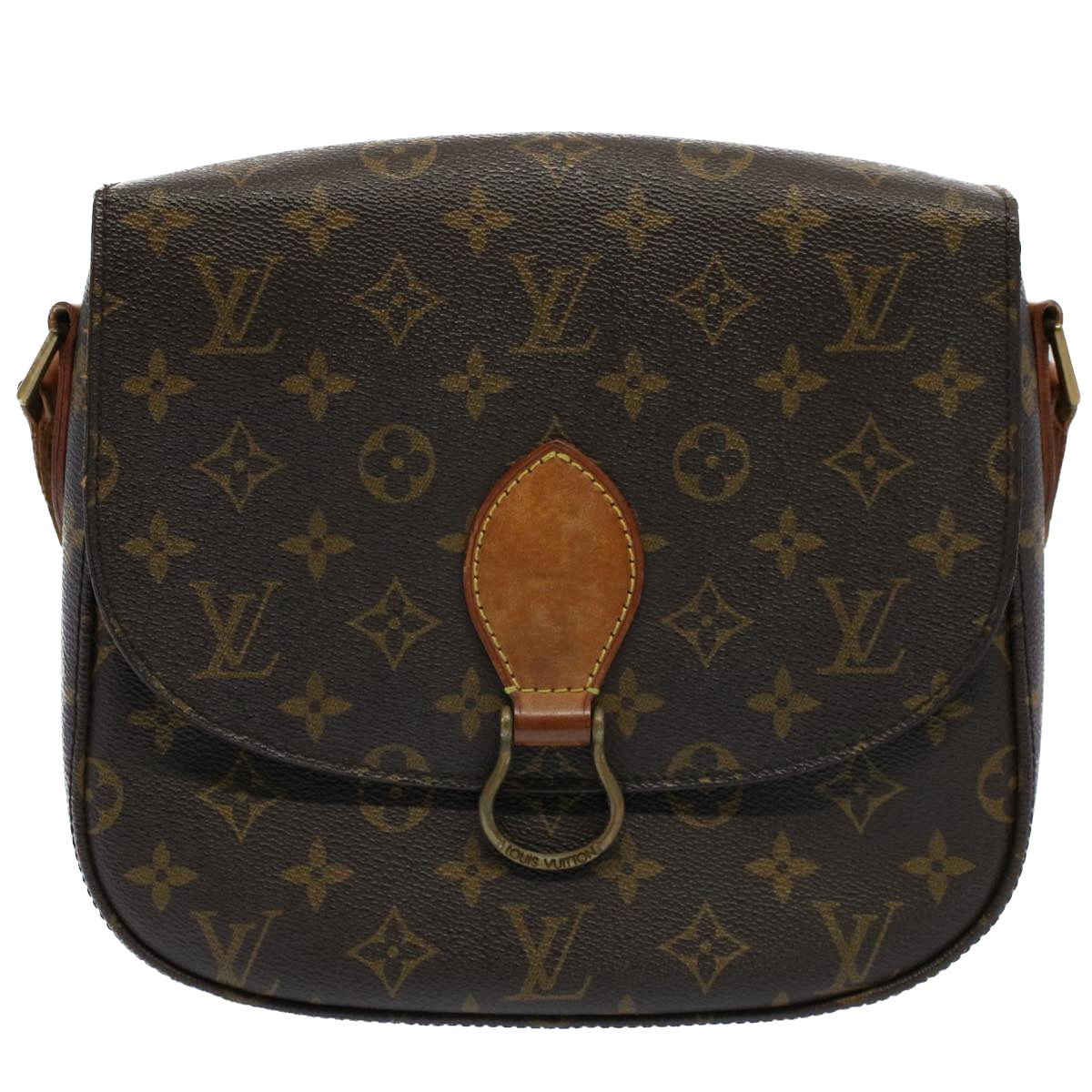 LOUIS VUITTON Monogram Saint Cloud GM Shoulder Bag M51242 LV Auth ar10145B