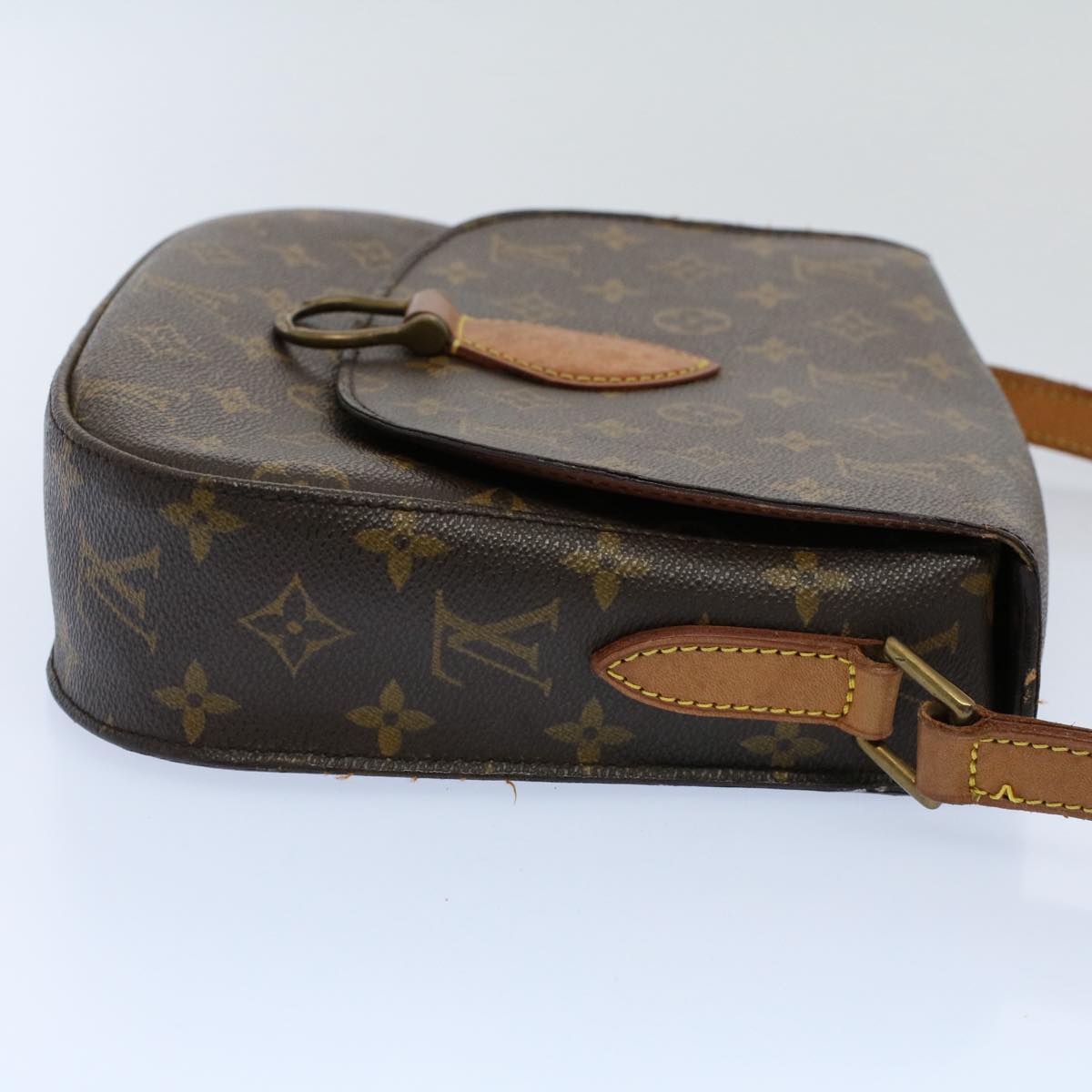 LOUIS VUITTON Monogram Saint Cloud GM Shoulder Bag M51242 LV Auth ar10145B