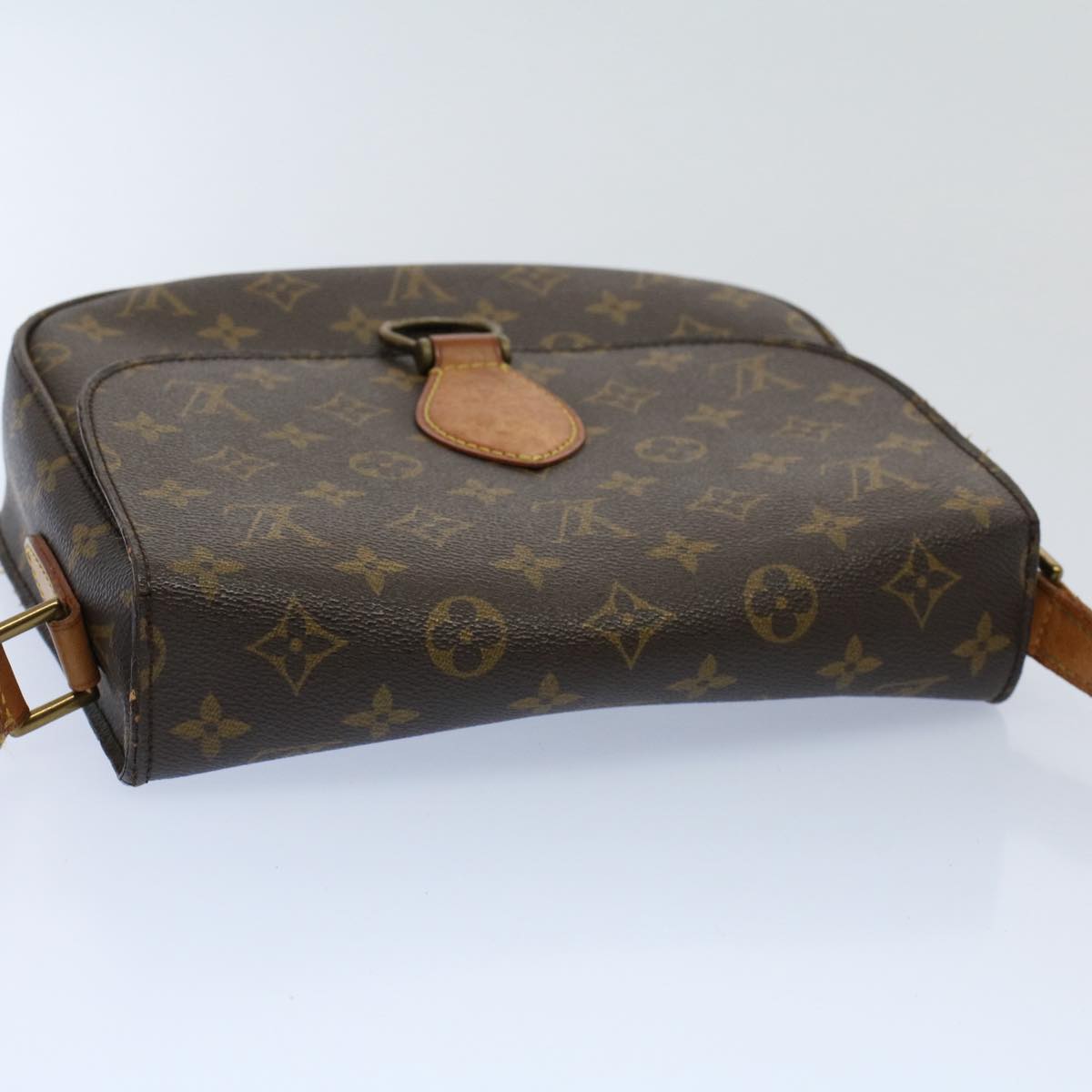 LOUIS VUITTON Monogram Saint Cloud GM Shoulder Bag M51242 LV Auth ar10145B