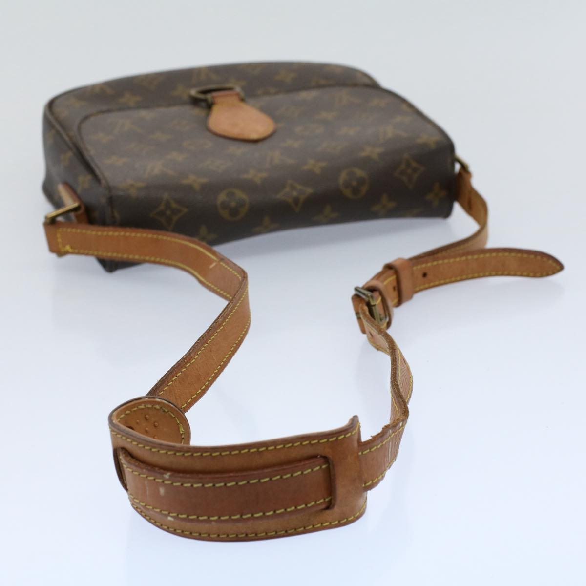 LOUIS VUITTON Monogram Saint Cloud GM Shoulder Bag M51242 LV Auth ar10145B