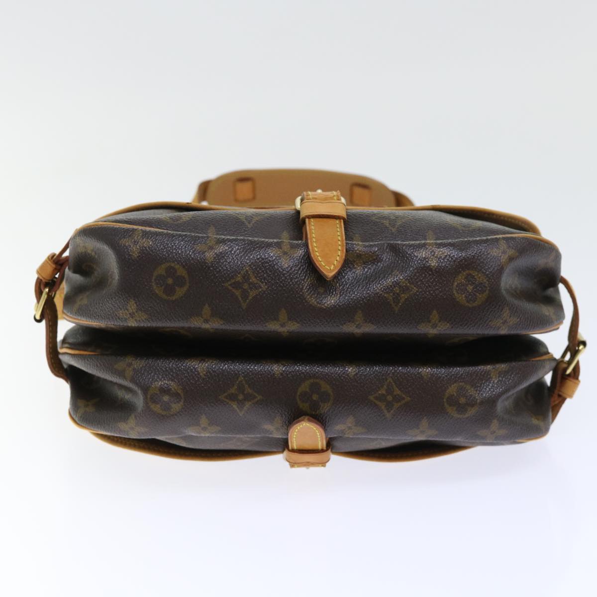 LOUIS VUITTON Monogram Saumur 30 Shoulder Bag M42256 LV Auth ar10160B