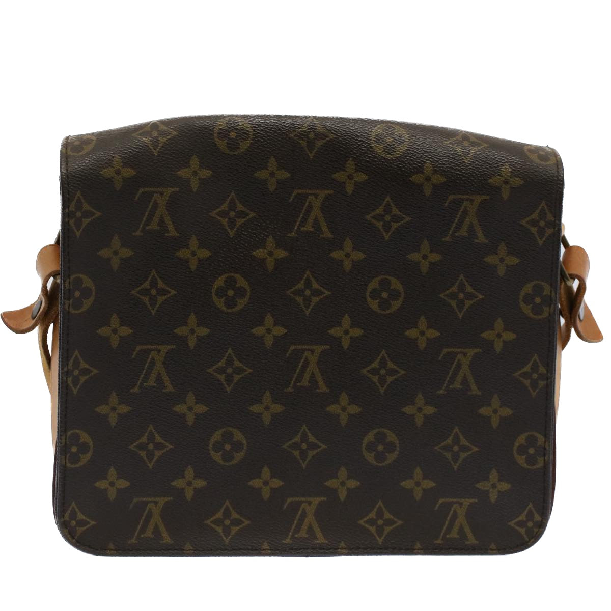 LOUIS VUITTON Monogram Cartouchiere GM Shoulder Bag M51252 LV Auth ar10161B