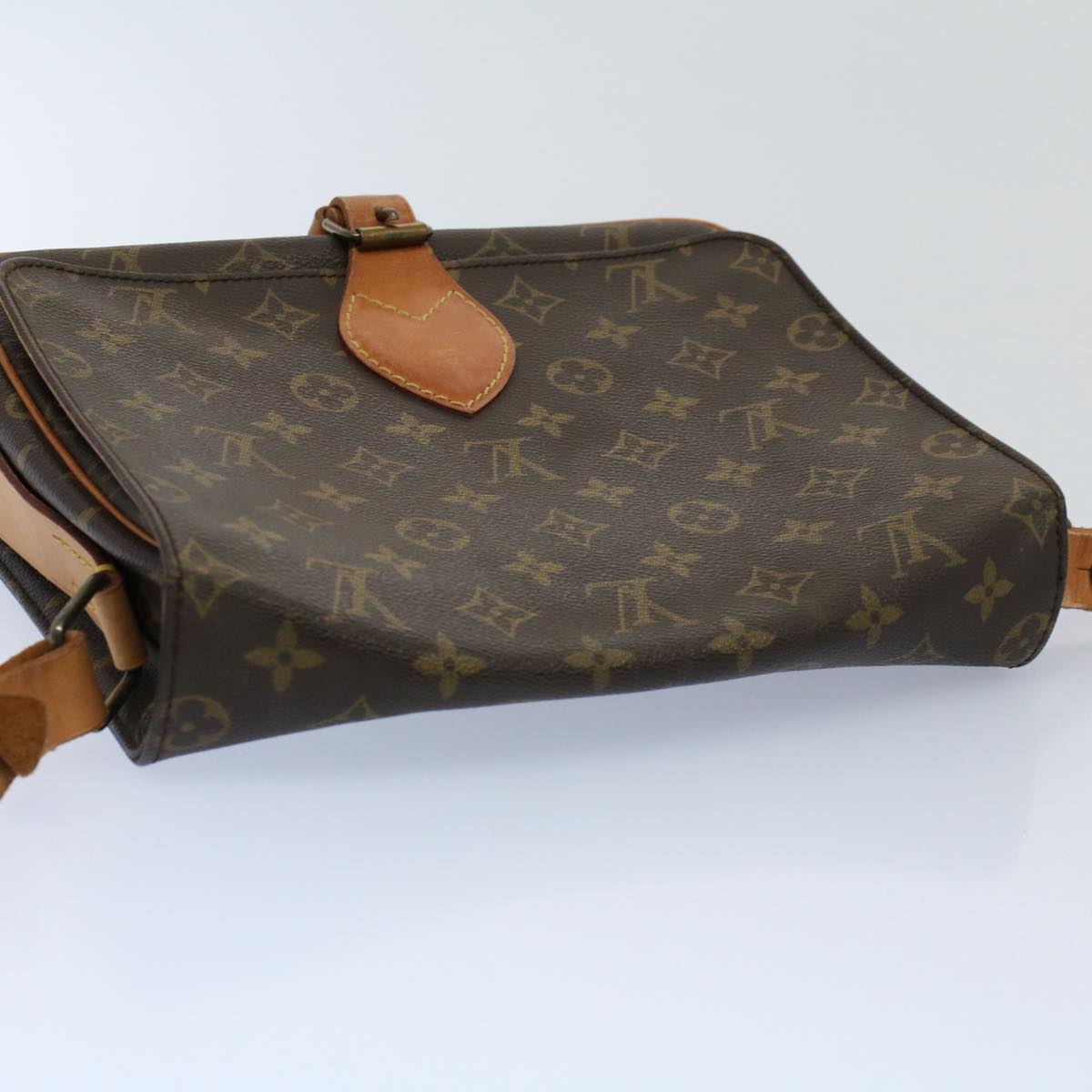 LOUIS VUITTON Monogram Cartouchiere GM Shoulder Bag M51252 LV Auth ar10161B