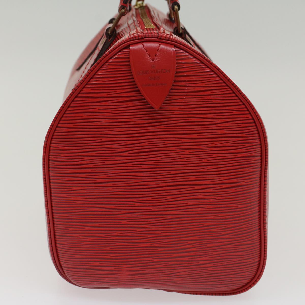 LOUIS VUITTON Epi Speedy 25 Hand Bag Castilian Red M43017 LV Auth ar10163B