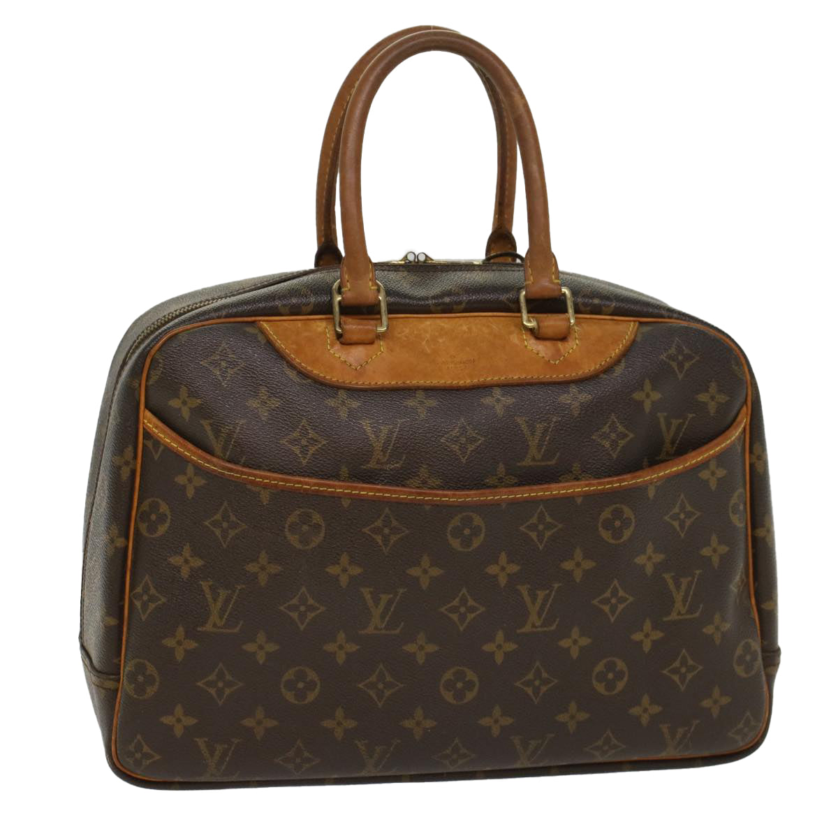 LOUIS VUITTON Monogram Deauville Hand Bag M47270 LV Auth ar10168B