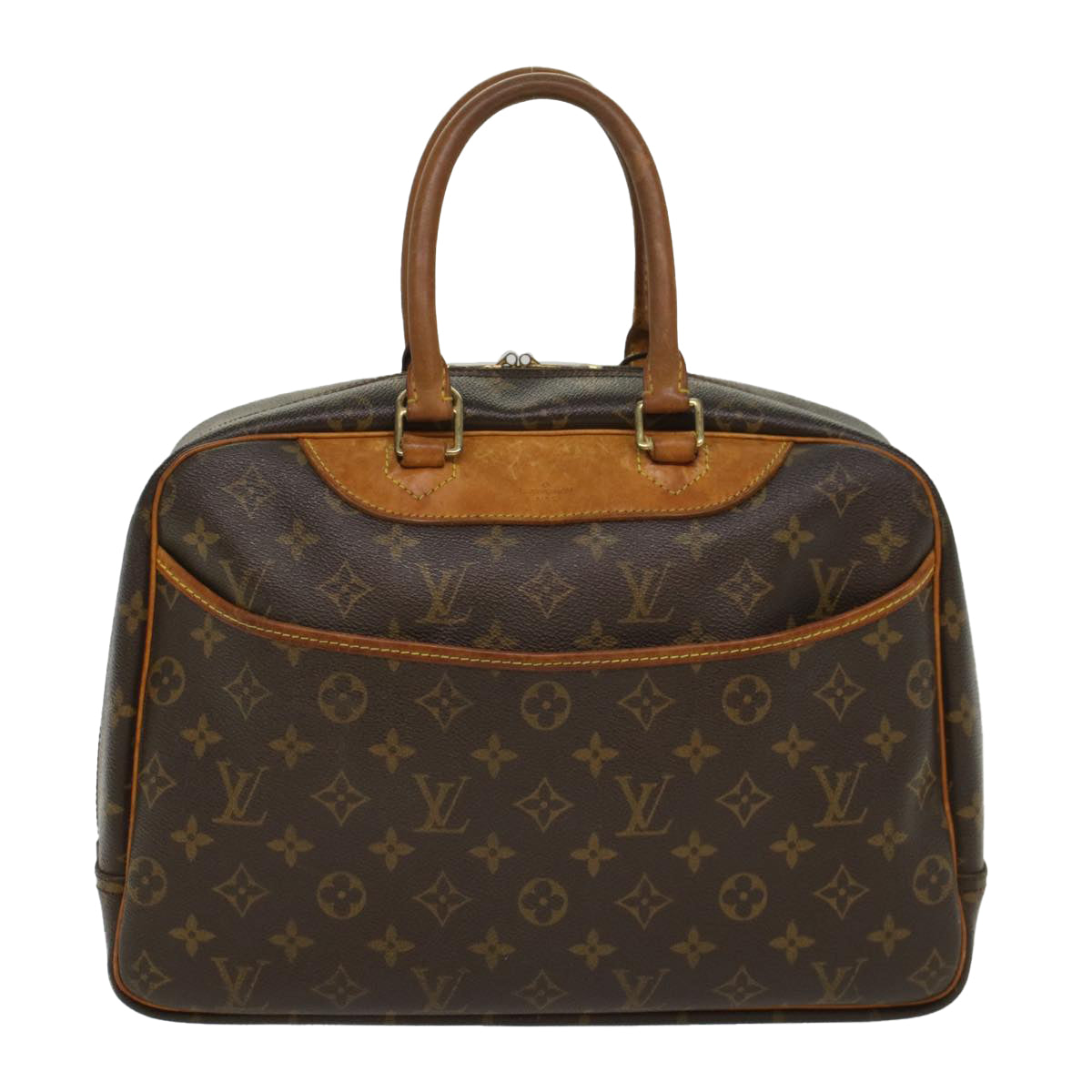 LOUIS VUITTON Monogram Deauville Hand Bag M47270 LV Auth ar10168B