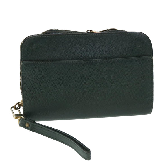 LOUIS VUITTON Taiga Baikal Clutch Bag Epicea M30184 LV Auth ar10169B