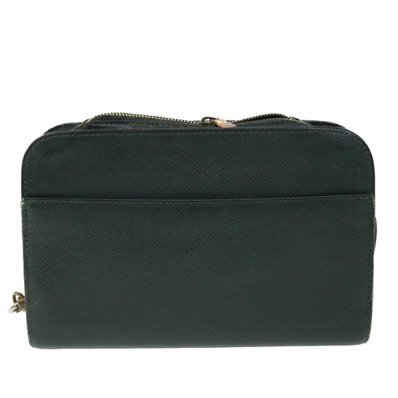 LOUIS VUITTON Taiga Baikal Clutch Bag Epicea M30184 LV Auth ar10169B