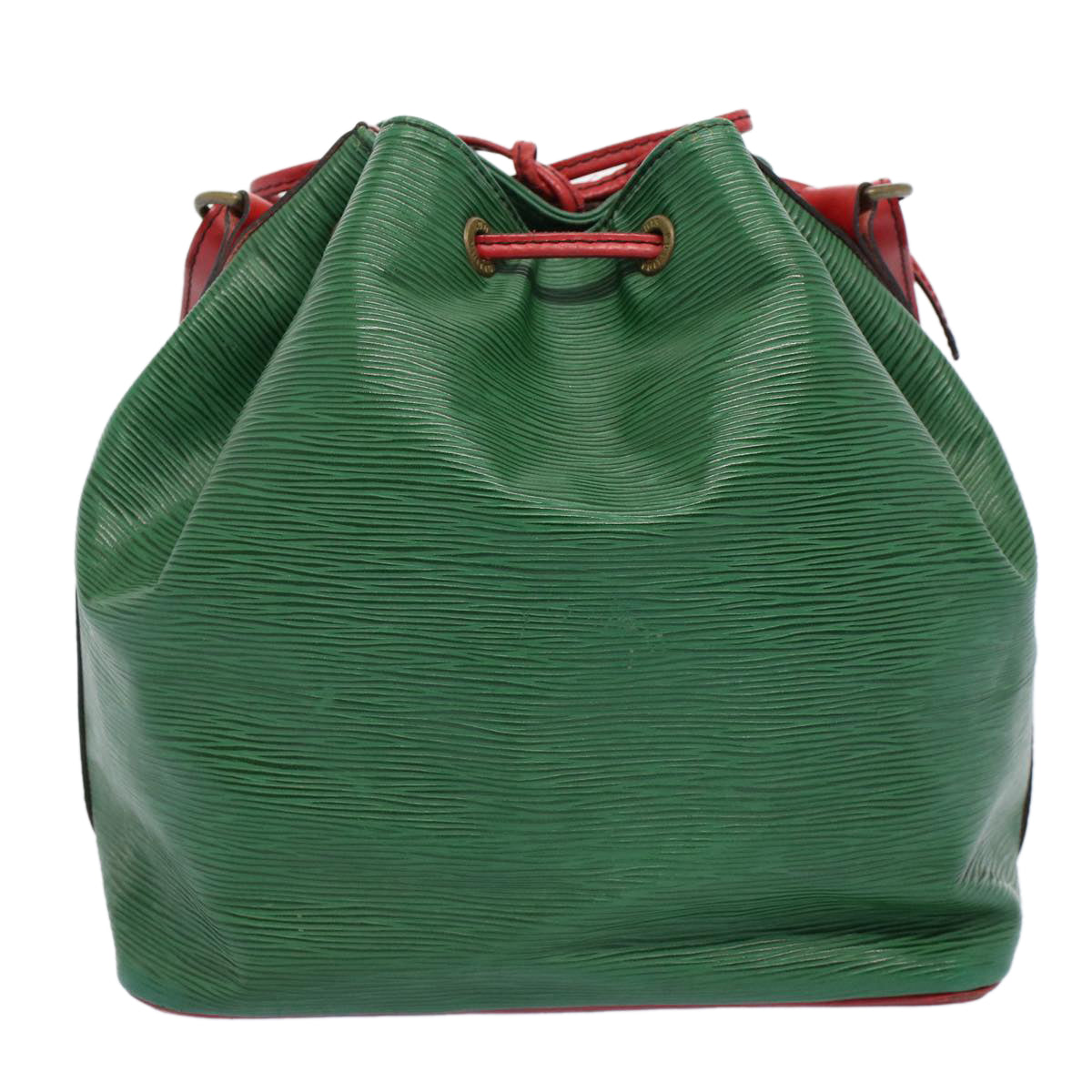 LOUIS VUITTON Epi Petit Noe Shoulder Bag Green Red M44147 LV Auth ar10171B - 0