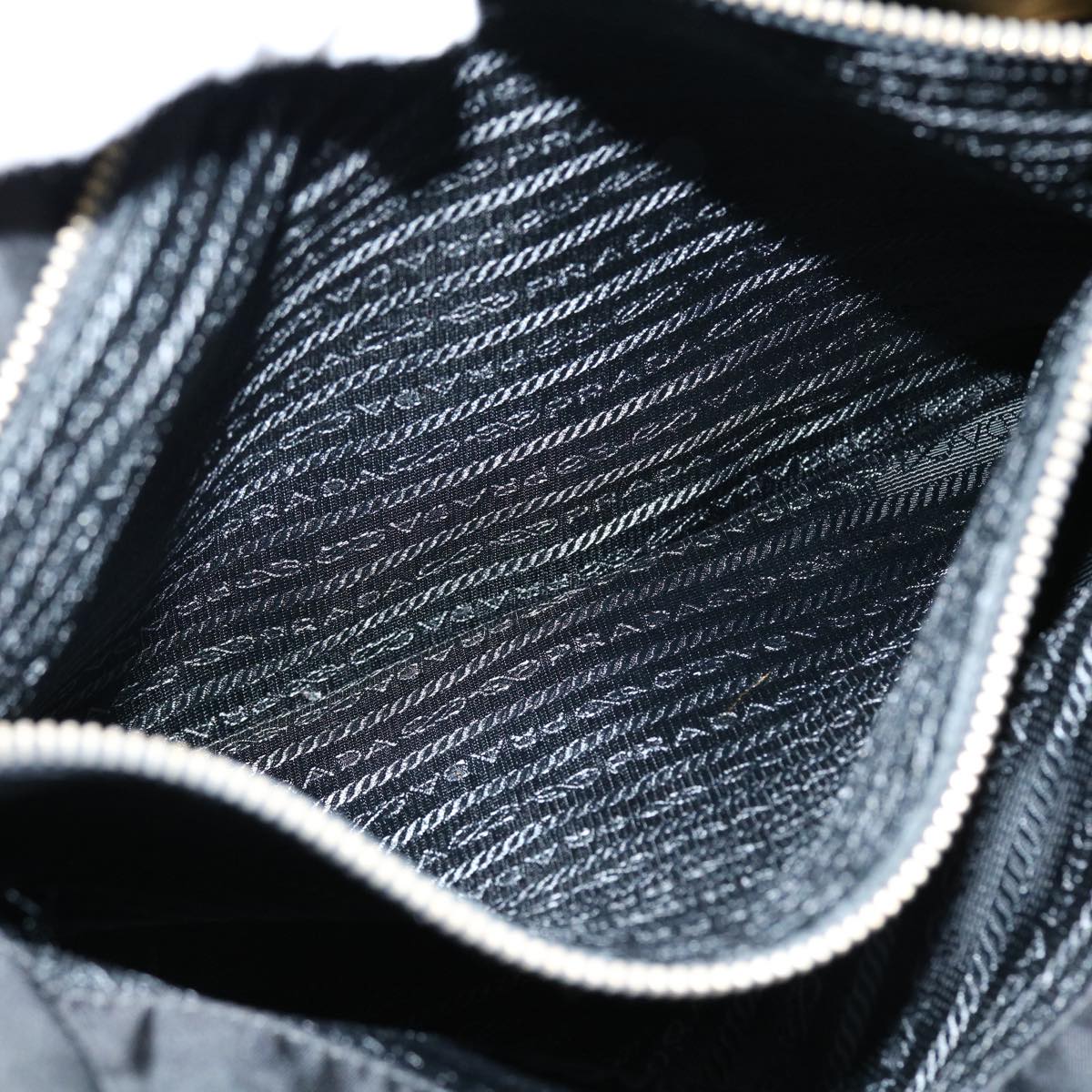 PRADA Tote Bag Nylon Black Auth ar10177