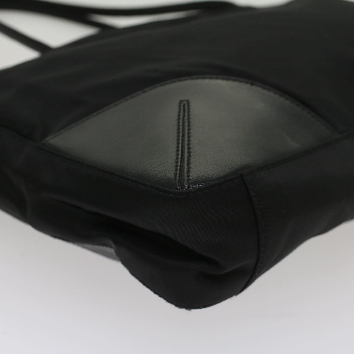 PRADA Tote Bag Nylon Black Auth ar10179