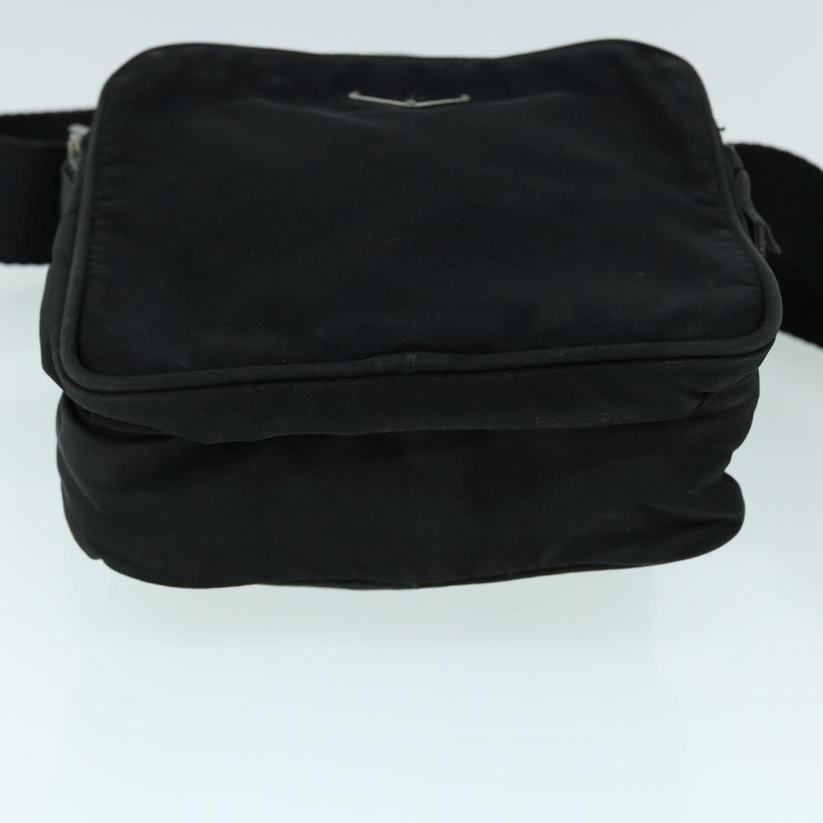 PRADA Shoulder Bag Nylon Black Auth ar10180