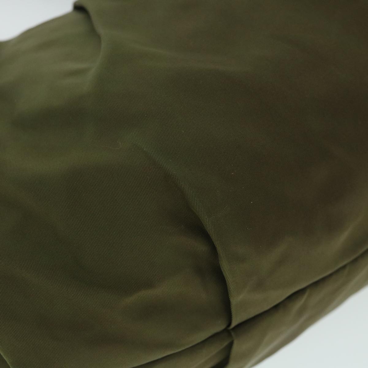 PRADA Shoulder Bag Nylon Khaki Auth ar10183
