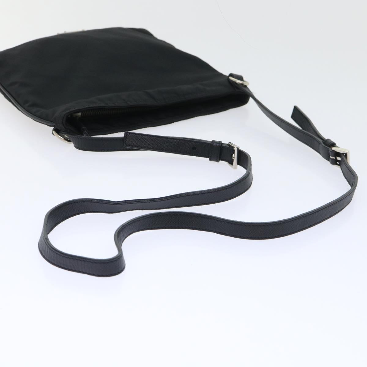 PRADA Shoulder Bag Nylon Black Auth ar10188