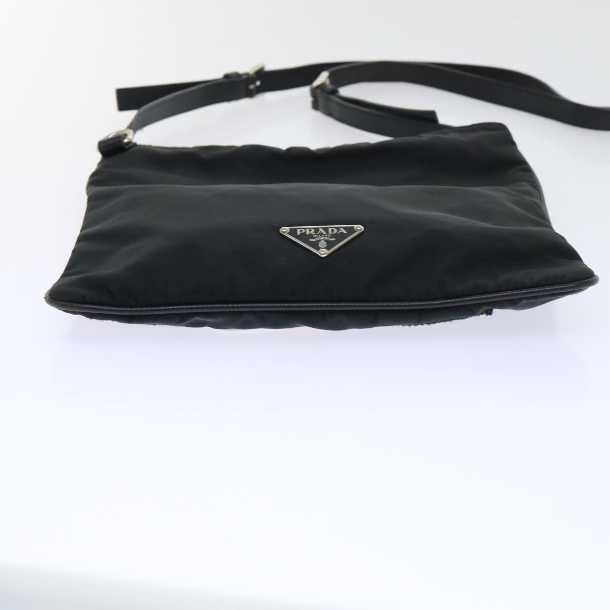 PRADA Shoulder Bag Nylon Black Auth ar10188