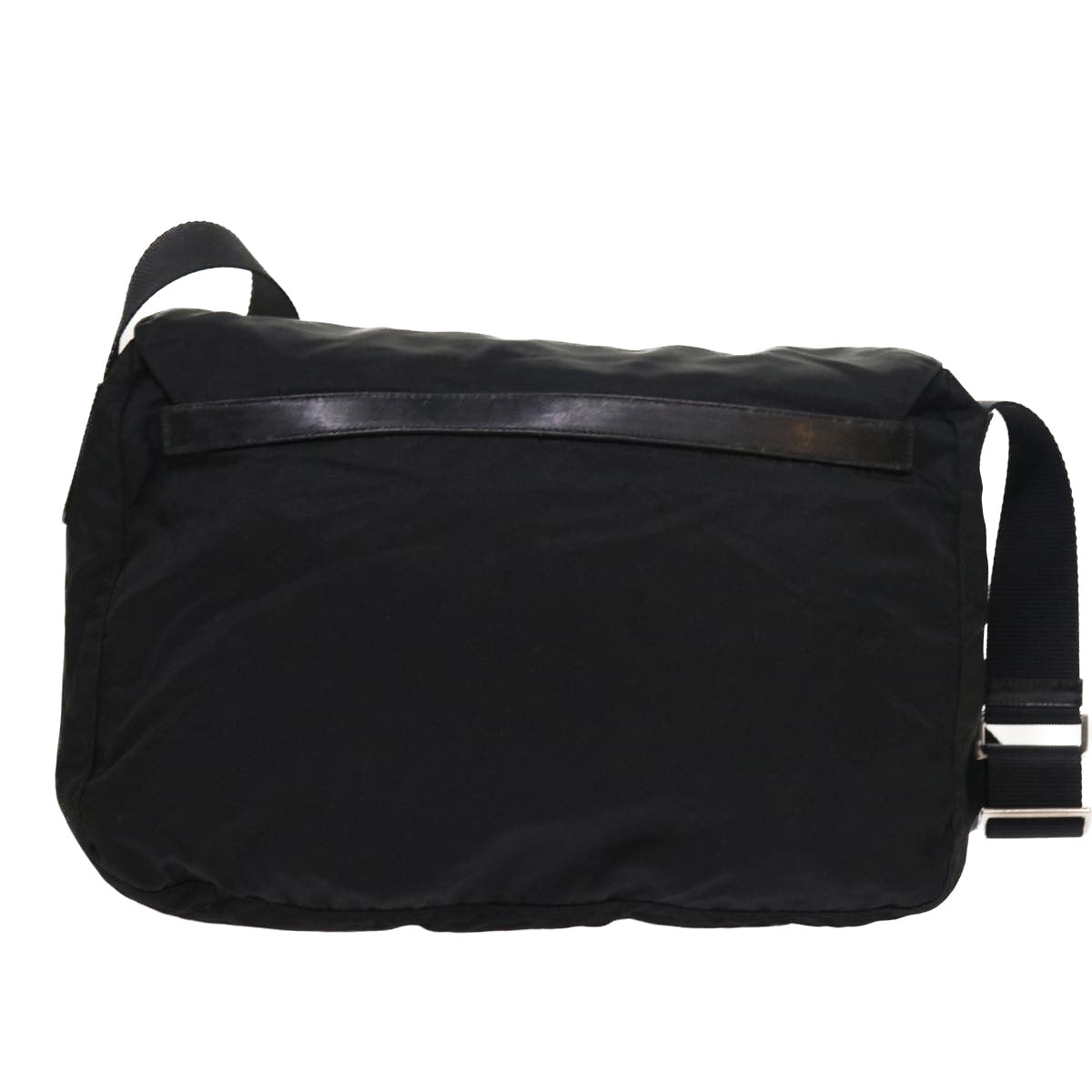 PRADA Shoulder Bag Nylon Black Auth ar10190