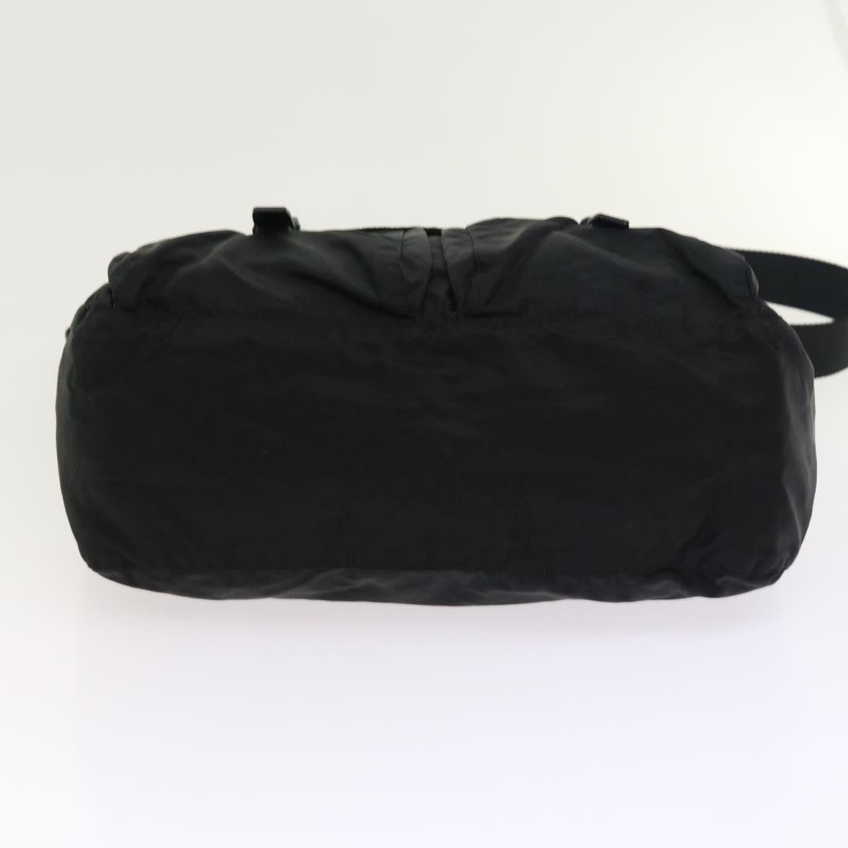 PRADA Shoulder Bag Nylon Black Auth ar10190