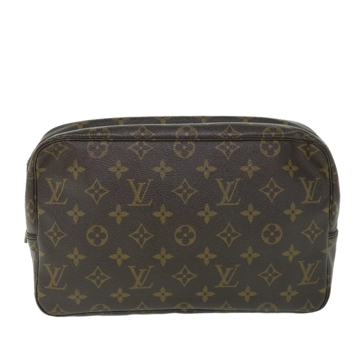 LOUIS VUITTON Monogram Trousse Toilette 28 Clutch Bag M47522 LV Auth ar10194