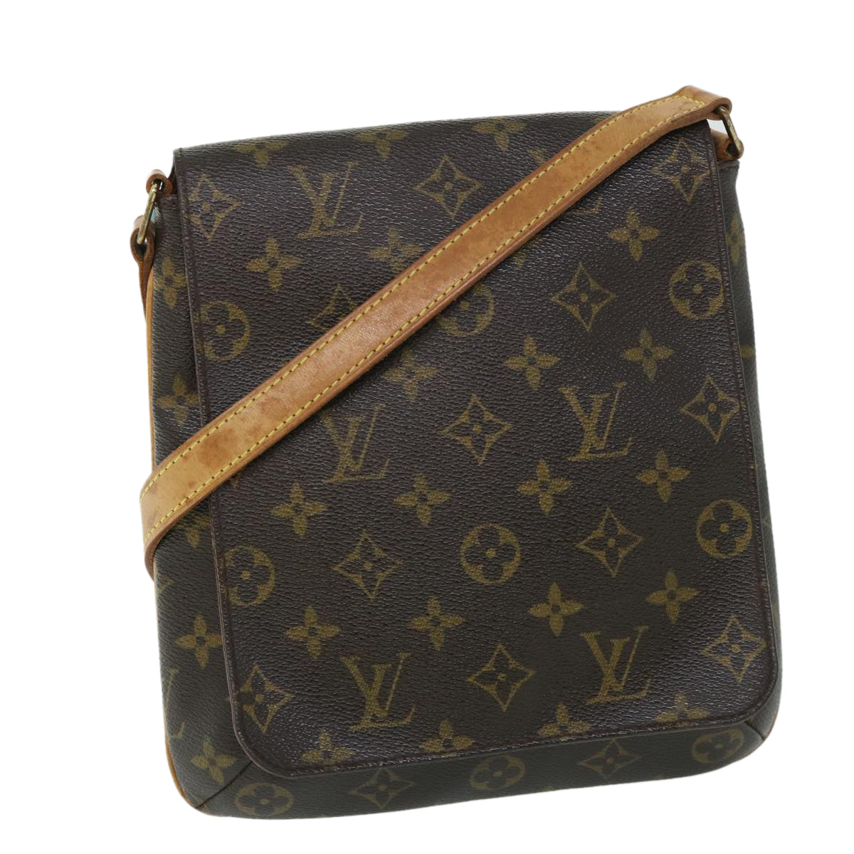 LOUIS VUITTON Monogram Musette Salsa Long Shoulder Bag M51387 LV Auth ar10197