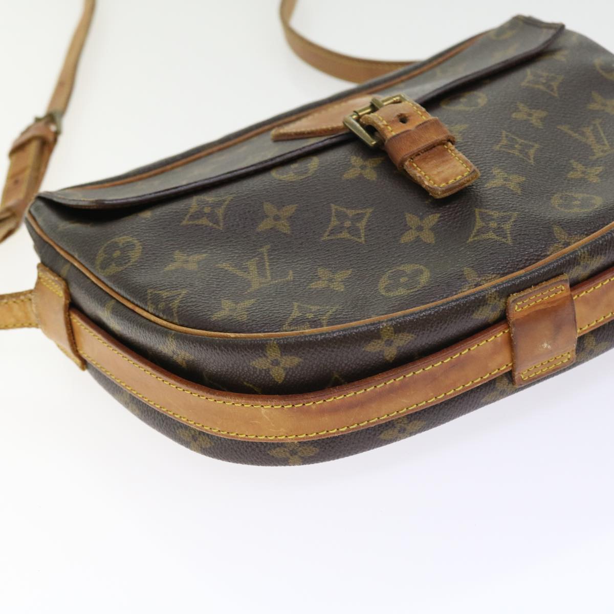 LOUIS VUITTON Monogram Jeune Fille GM Shoulder Bag M51225 LV Auth ar10199