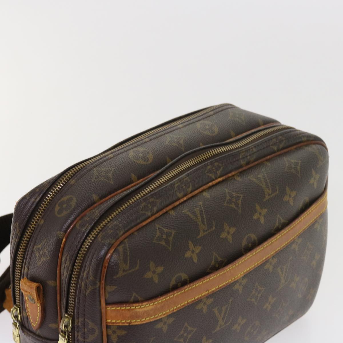 LOUIS VUITTON Monogram Reporter PM Shoulder Bag M45254 LV Auth ar10208