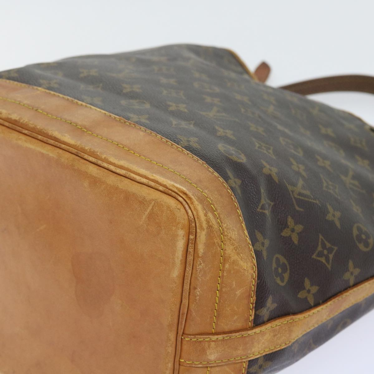 LOUIS VUITTON Monogram Noe Shoulder Bag M42224 LV Auth ar10212