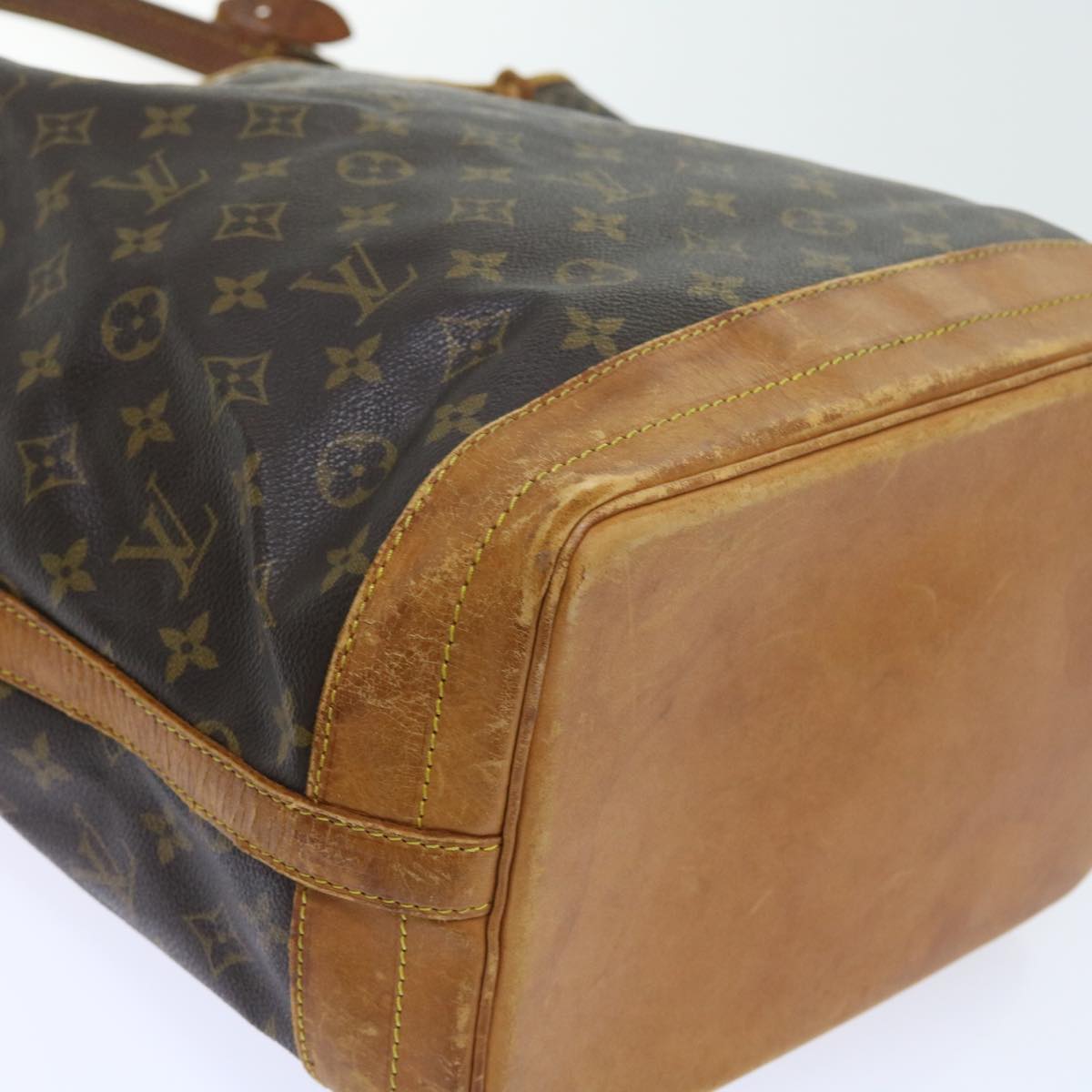 LOUIS VUITTON Monogram Noe Shoulder Bag M42224 LV Auth ar10212