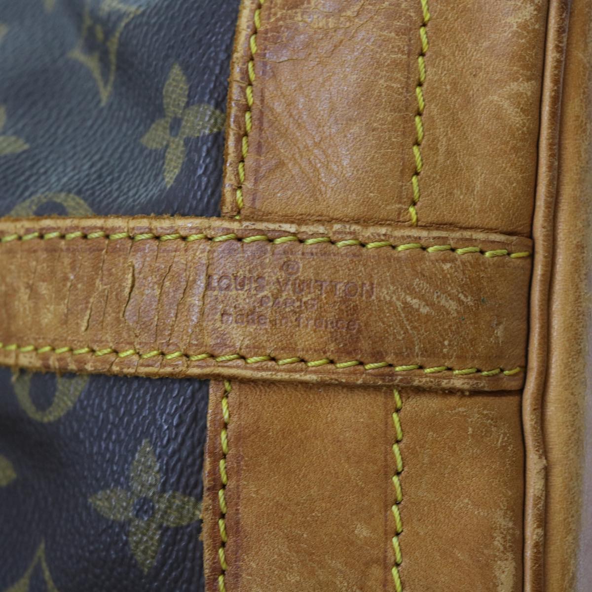 LOUIS VUITTON Monogram Noe Shoulder Bag M42224 LV Auth ar10212