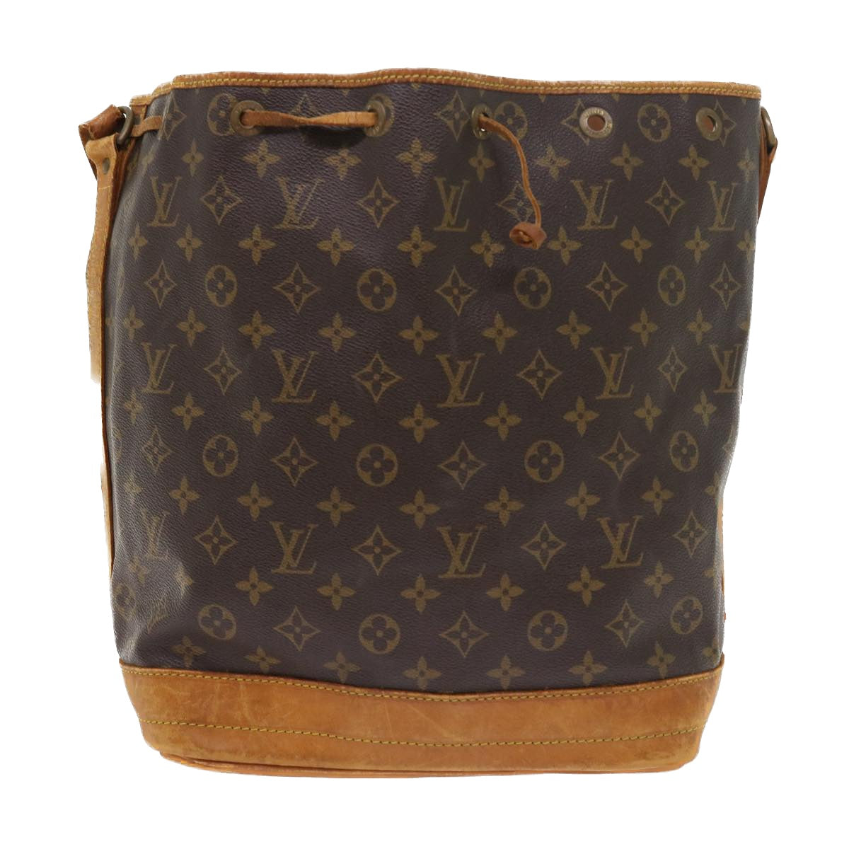 LOUIS VUITTON Monogram Noe Shoulder Bag M42224 LV Auth ar10212