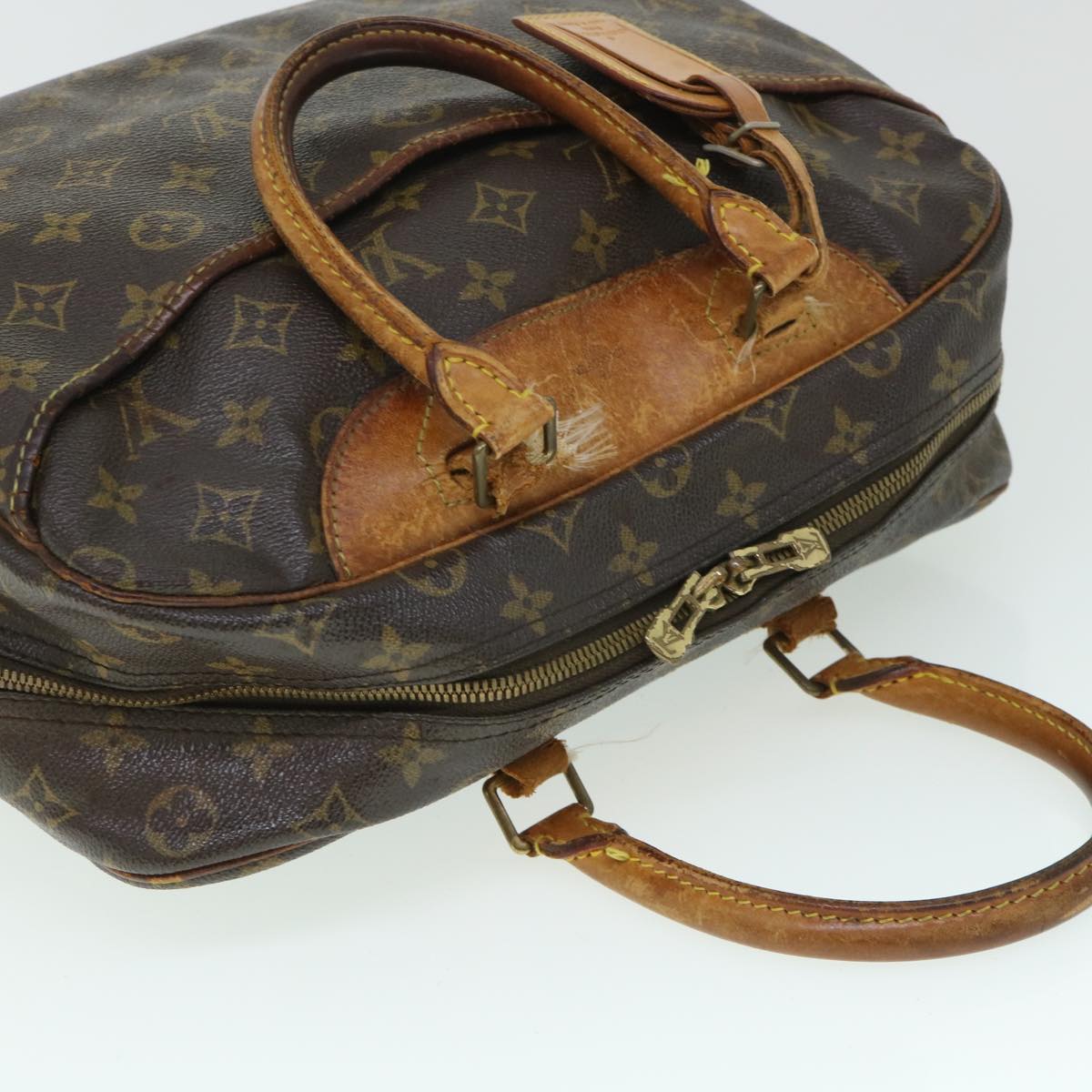 LOUIS VUITTON Monogram Deauville Hand Bag M47270 LV Auth ar10214