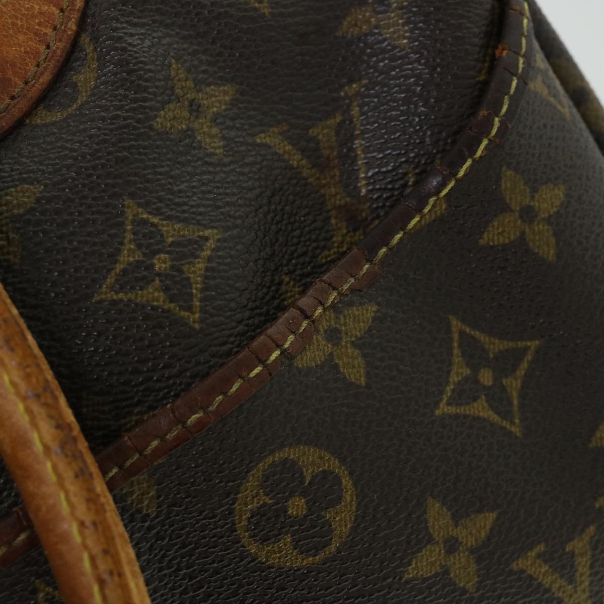 LOUIS VUITTON Monogram Deauville Hand Bag M47270 LV Auth ar10214